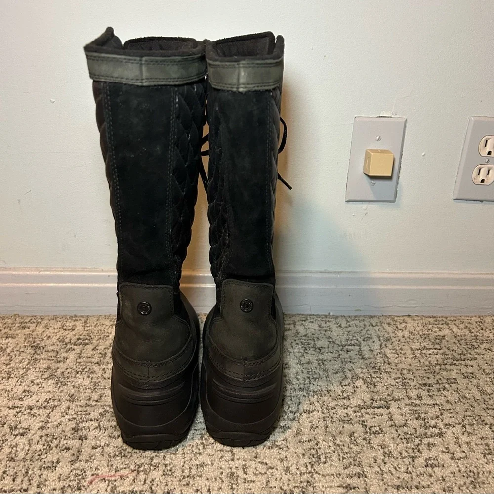 The North Face Black Thermoball Waterproof Utility Lace-Up Winter Boots Size 9.5